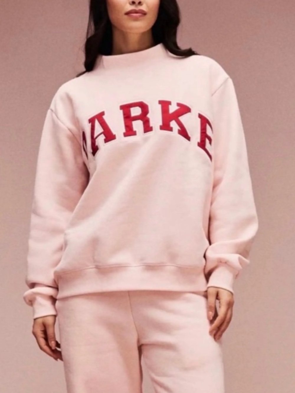Parke Mockneck Sweatshirt Peony